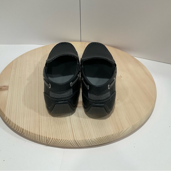 Used Like New GBX Ludlam Black Slip On Loafer‎ Driving Shoes Men Size 10M - Picture 3 of 6